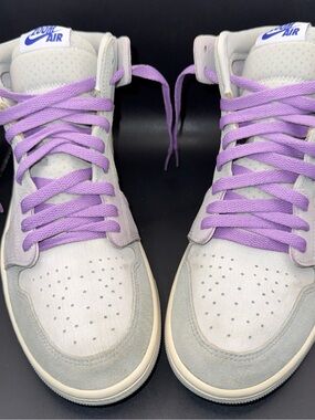 Size 7.5 - Air Jordan 1 Zoom Comfort 2 High Barely Grape Wmns, DV1305-005 No Box